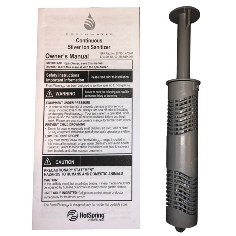 Hot Spring Freshwater AG+ Cartridge Mailer Pack