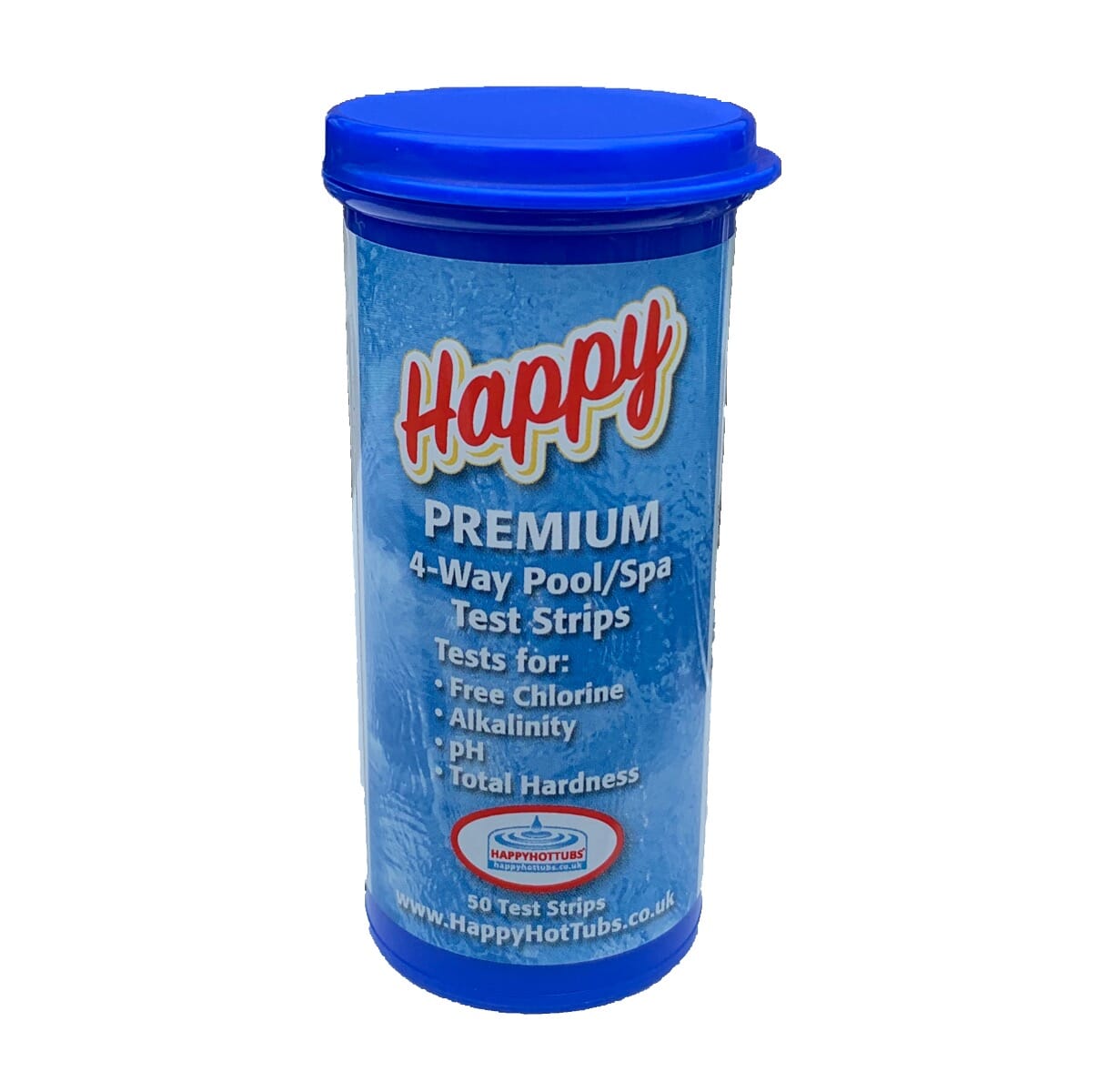 Happy Premium 4-way Pool & Spa Test Strips (50 pack)