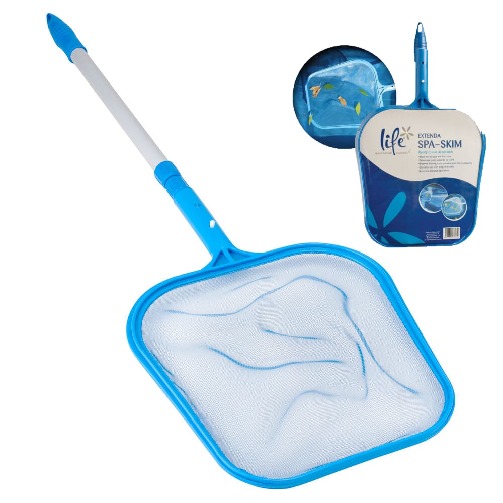 Life Extenda Spa-Skim Hot Tub Net with Pole