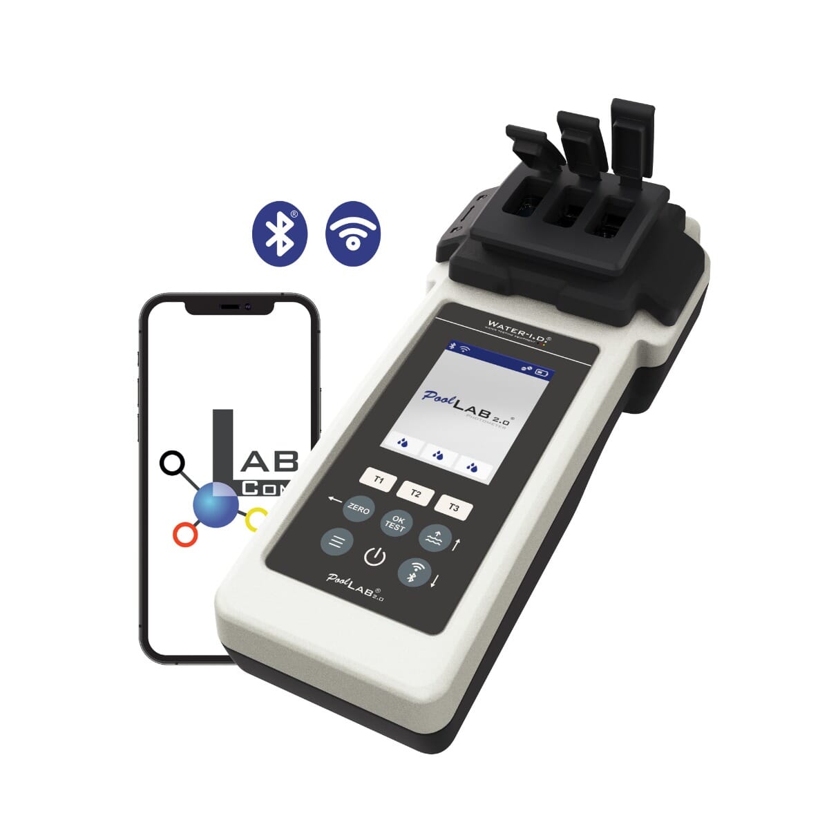 Pool Lab 2.0 Photometer Electronic Water Tester