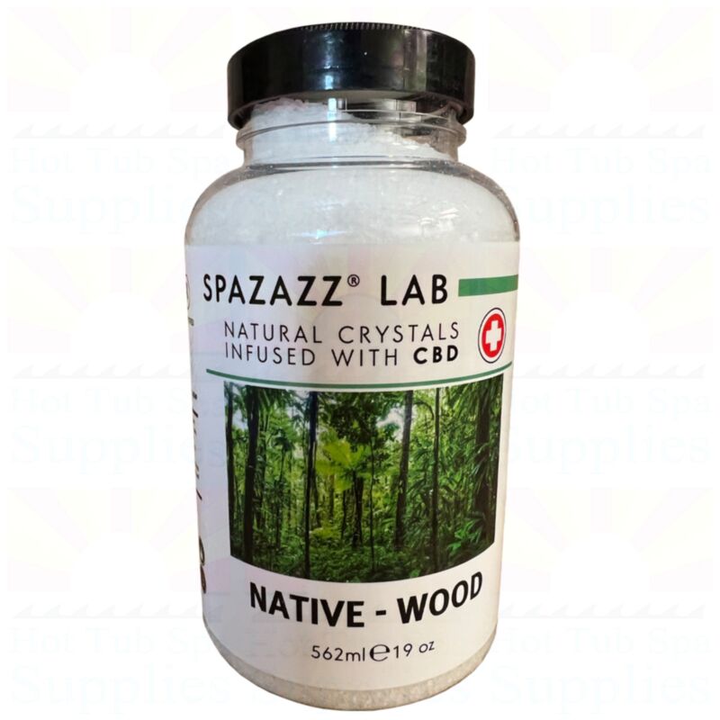 Spazazz Lab Infused w/CBD Crystals 19oz, Native - Wood