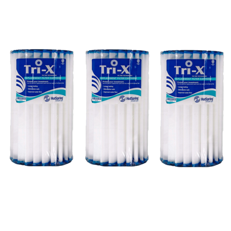 Hot Spring Spas Tri-X Ceramic Cartridge Filter 3 Pack