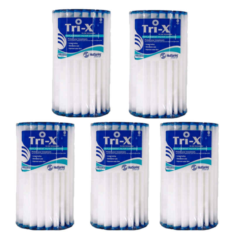 Hot Spring Spas Tri-X Ceramic Cartridge Filter 5 pack